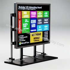 Dikkat Çeken Reklamlar İçin 192x192mm Demir Kabine IP65 LED Ekran