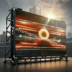 Dayanıklı Demir LED Ekran 192x192mm Modül Boyutu Etki Reklamı için 100 Yıllık Yaşam Süresi
