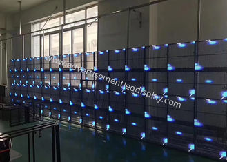 Duvar Montajlı Alüminyum Şeffaf LED Ekran Tam Renkli RGB 256 x 256 piksel