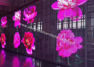 Özel Alüminyum Şeffaf LED Ekranı IP65 Alüminyum Panel Malzemesi ile