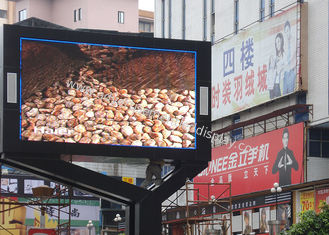 Su geçirmez SMD 1G1R1B Dış Mekan LED Ekran Reklam Panosu Demir Dolabı