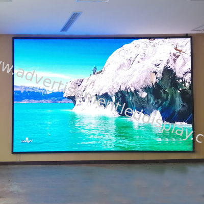Anti-Glare İçerideki Reklam LED Ekranı Demir / Ölçme Alüminyum Kabine