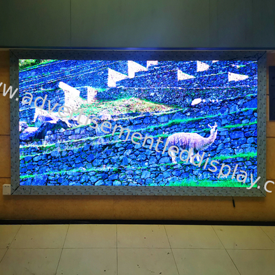 Yüksek görünürlüklü LED Reklam Ekranı 192x192mm Modül Boyutu yoğun yerler için