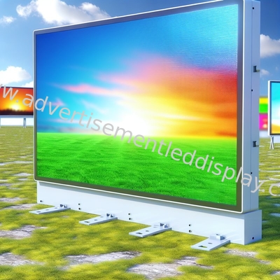 Hava durumuna dayanıklı LED Reklam Ekranı 192x192mm Boyutu 6000cd Açık hava için parlaklık