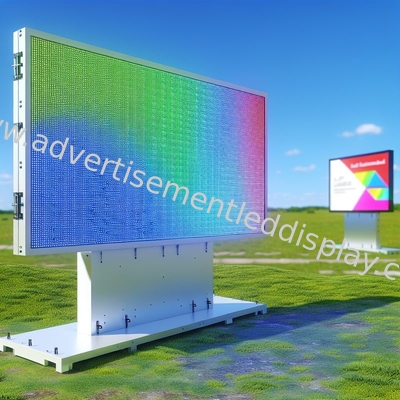 Hava durumuna dayanıklı LED Reklam Ekranı 192x192mm Boyutu 6000cd Açık hava için parlaklık