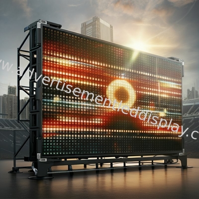 Dayanıklı Demir LED Ekran 192x192mm Modül Boyutu Etki Reklamı için 100 Yıllık Yaşam Süresi