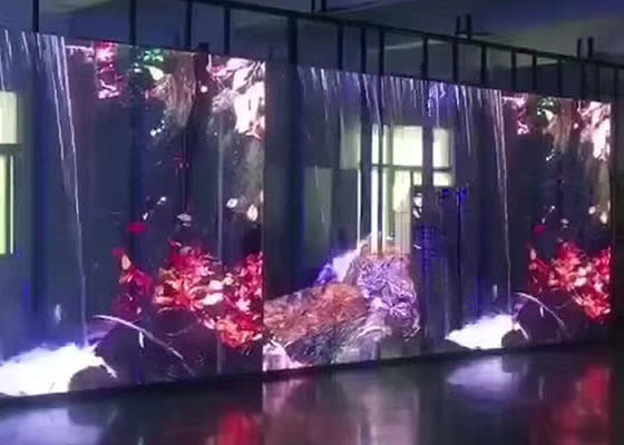 Dinamik tarama Açık cam LED Ekran Tavan Montajlı