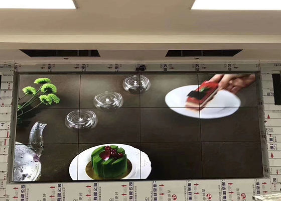 46 inç büyük video duvar ekranı, 3x3 LED video duvarı doğru aşağı