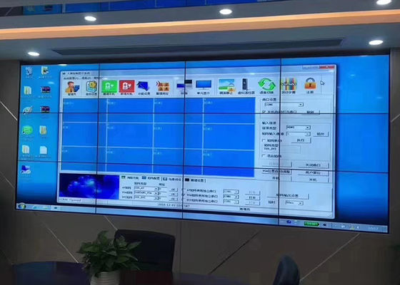 55 inçlik 4x4 dar bezel LED Video Duvar Duvar 3000 1 Sözleşme