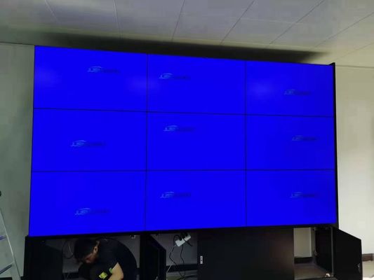 46 inç büyük video duvar ekranı, 3x3 LED video duvarı doğru aşağı